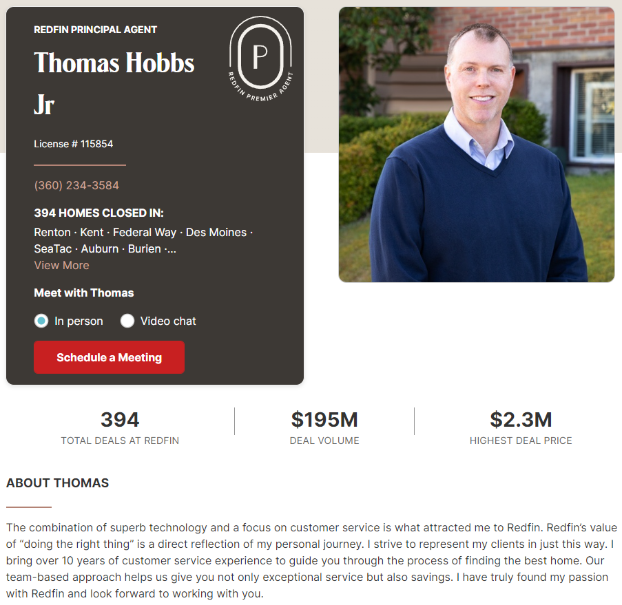Redfin Buyers Agent