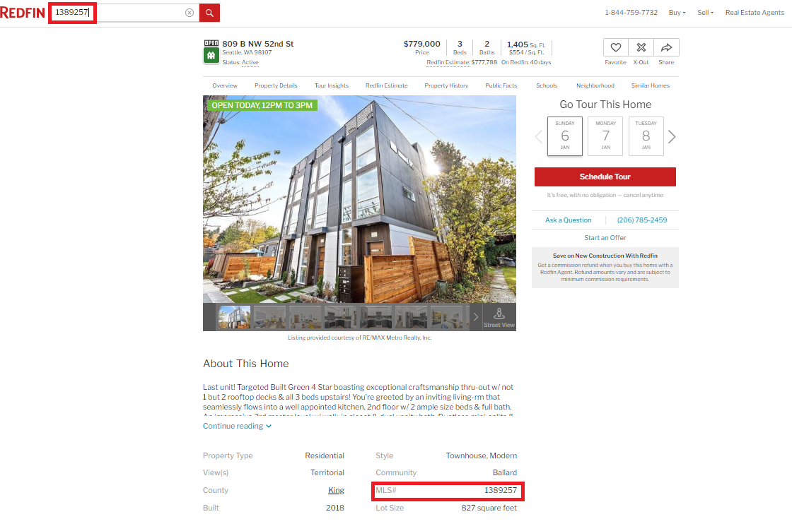 Redfin Search